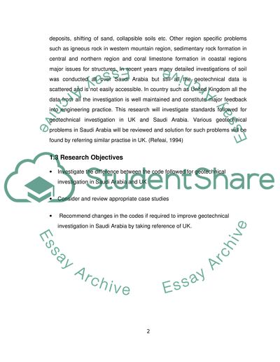 Geotechnical Investigations in the UK and Saudi Arabia