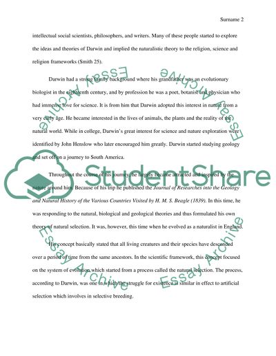 An Analysis of Darwins Theories