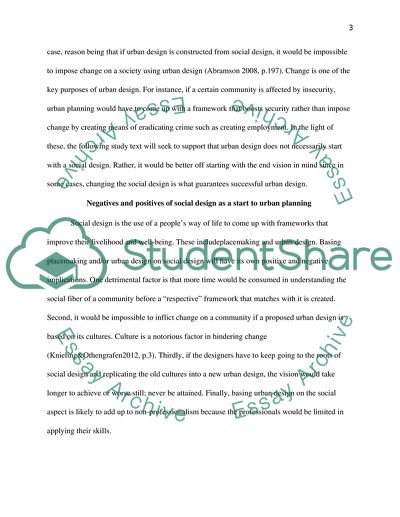 Urban Design Starts with Social Design