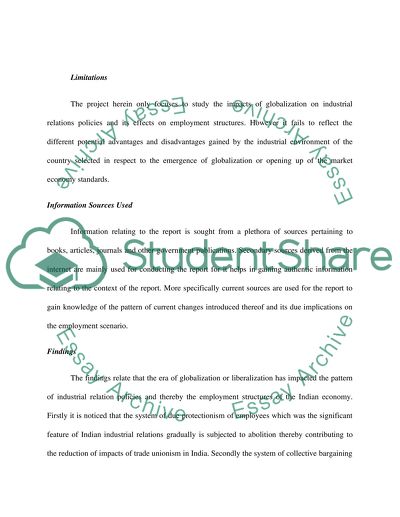 Employment Generation in Post Globalization Era in Greater Mumbai