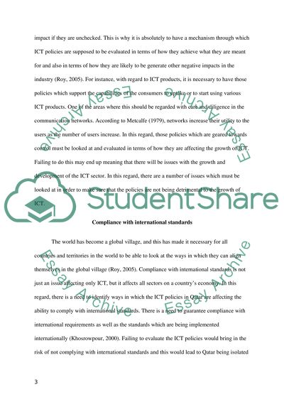 ICT Policy Evaluation and Compliance