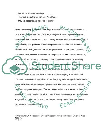 Confucian Moral Self Cultivation