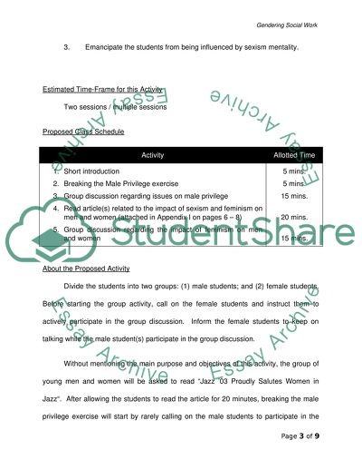 Gendering Social Work