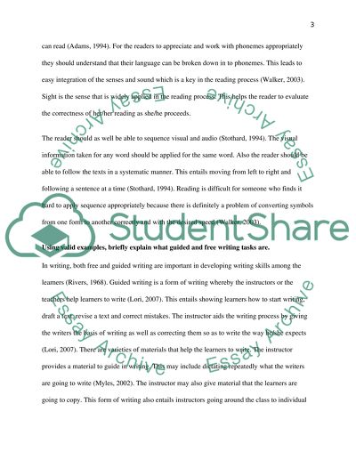 What Are the Knowledge and Skills Required in the Reading Process