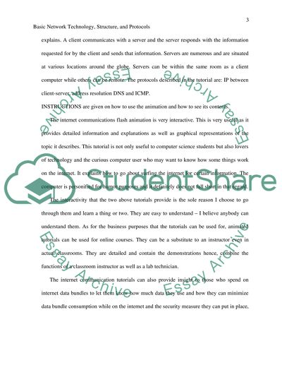 Basic Network Technology, Structure, and Protocols