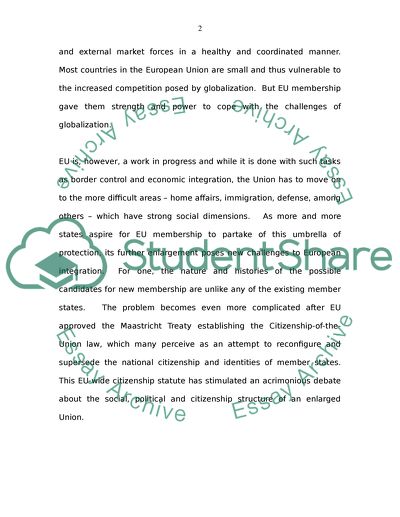 EU Integration and Citizenship Law