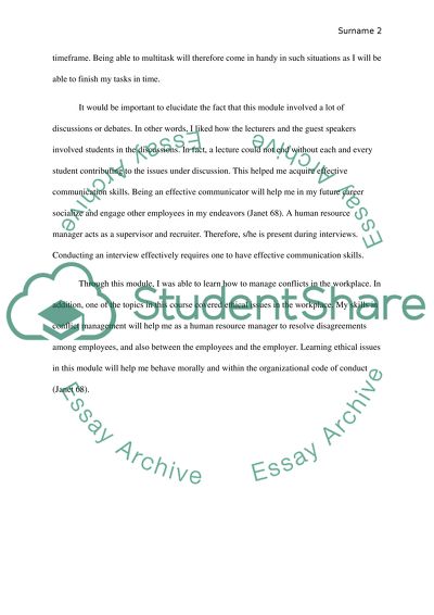 Reflective testimonial