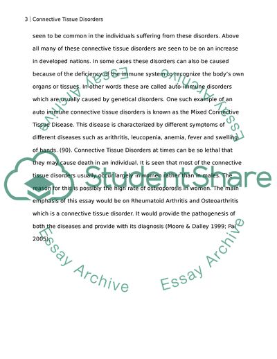 Connective Tissue Disorders in Rheumatoid Arthritis and Osteoarthritis