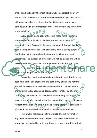 Personal Ethics and Code of Ethics