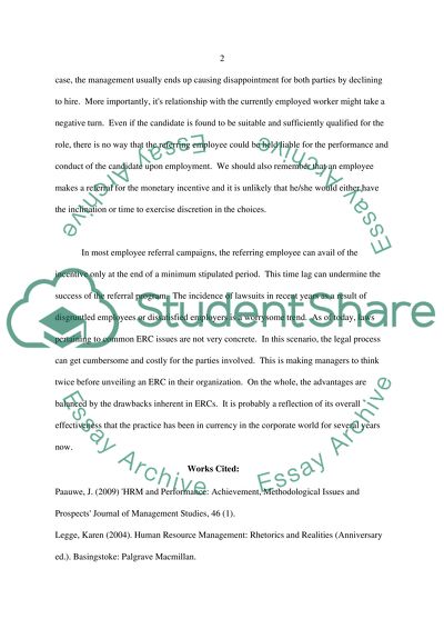 Employee referral campaigns