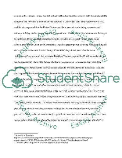 Truman Doctrine: Definition & Facts