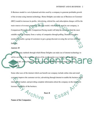 Introduction to the Internet and E-Business