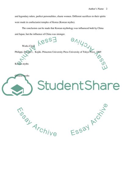 The Analysis of the Korean Myths