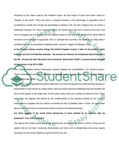 Electoral and Liberal Democracy