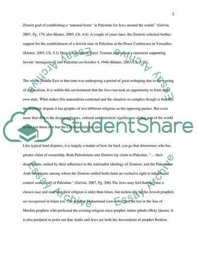 Contemporary Middle Eastern History