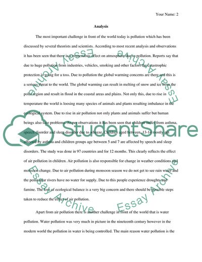 Global Pollution Issue