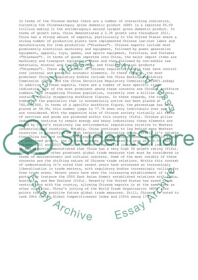 China Global Trade Report