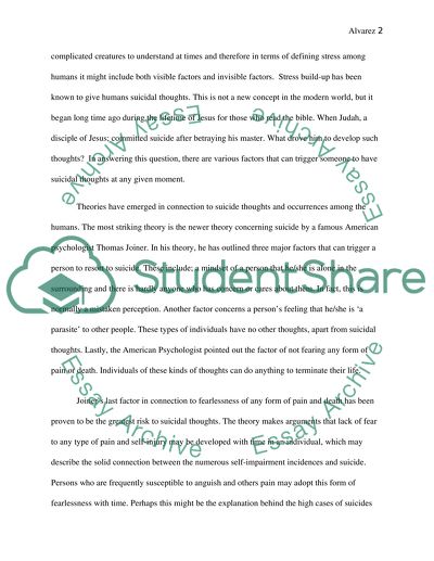 Can Stress Cause Suicidal Symptoms