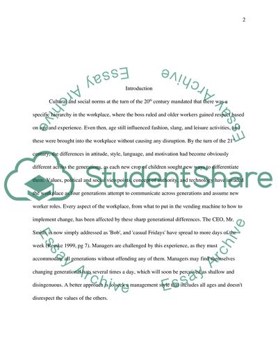 The Challenges of 21 Century Leaders with Multi-Age Workforce