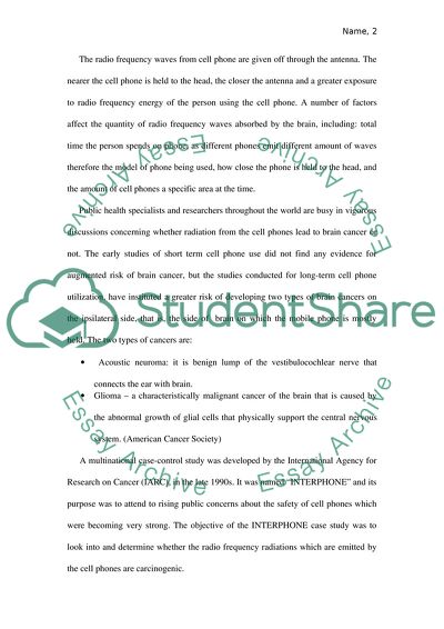 Do cell phones cause cancer Review the science about the potential hazard to human health
