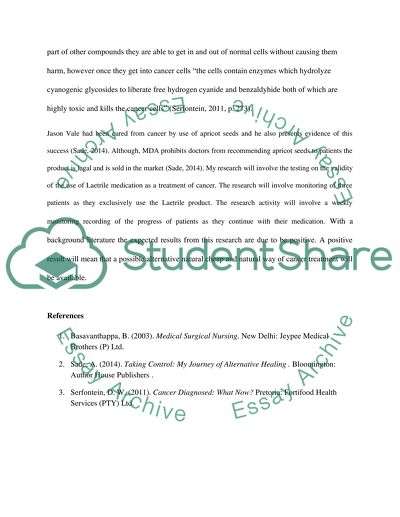 Apricot Seeds for Cancer Treatment