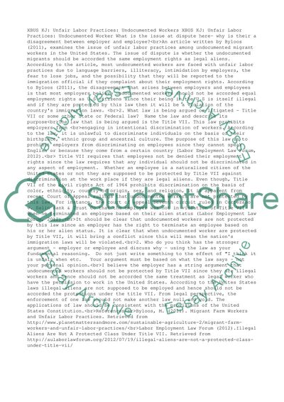 XBUS KJ: Unfair Labor Practices