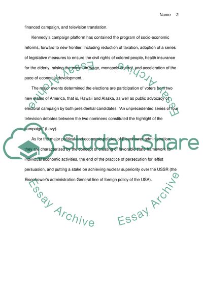 THE MEANING AND LEGACY OF THE KENNEDY ELECTION