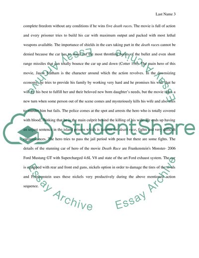 Action Vehicles: Death Race