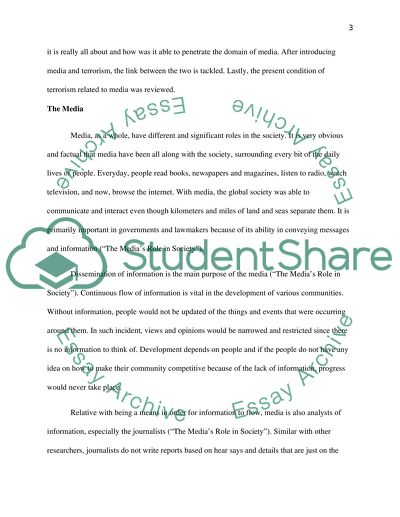 Are The Media The Terrorists Best Friends