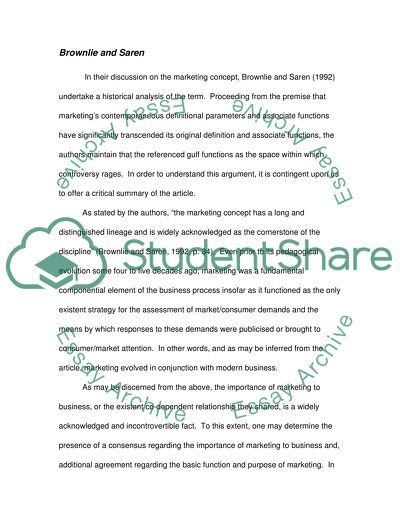 Relationship Marketing Theory