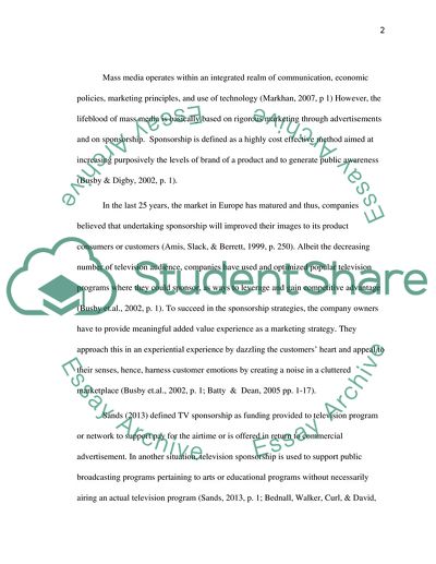 Production for Live Events and Television University of the Arts London