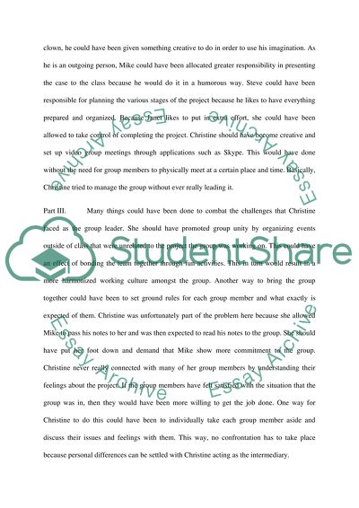 The forgotten Group Member