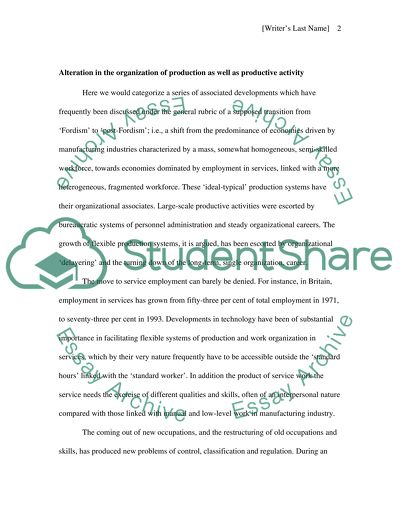 Business management work