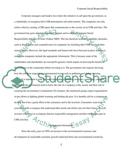 Traits of Corporate Social Responsibility