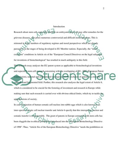 The Directive on the Legal Protection of Biotechnological Inventions and the European Patent Convention