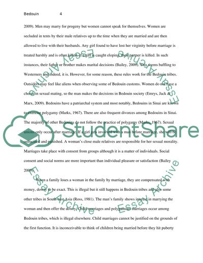 The Three Functions of Bedouin Marriages