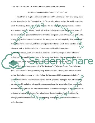 The First Nations of British Columbias South Coast