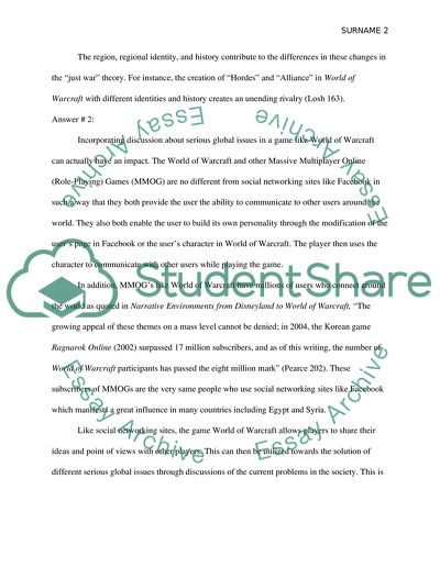 Gaming War: Medievalism in Virtual Worlds