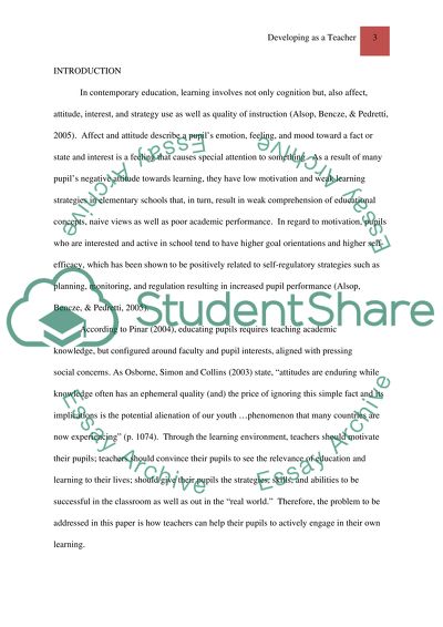 Engaging Pupils in Their Learning