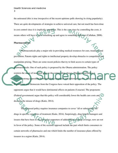 The Health Sector in America