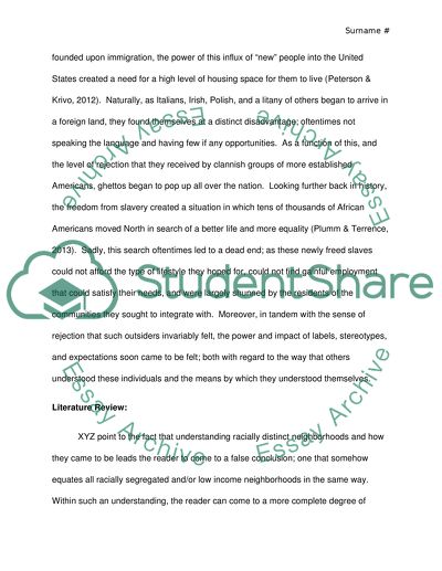 Using Class and Race to Understand Dynamics of Crime