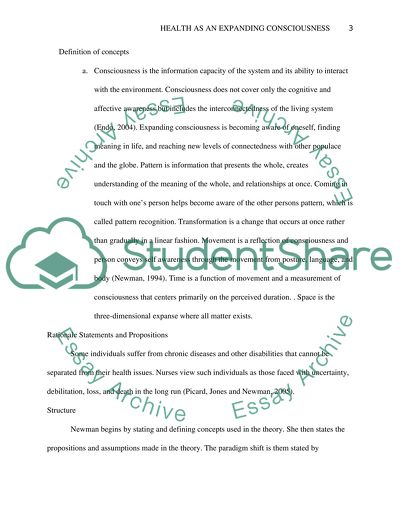 Health as an Expanding Consciousness