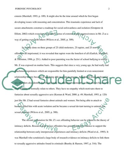 Research Evidence for Psychological Explanations of Sex Offending Behavior