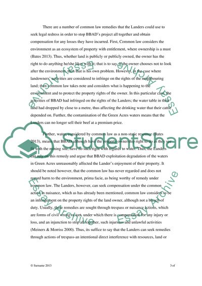 Sustainability Law (Take home exam)