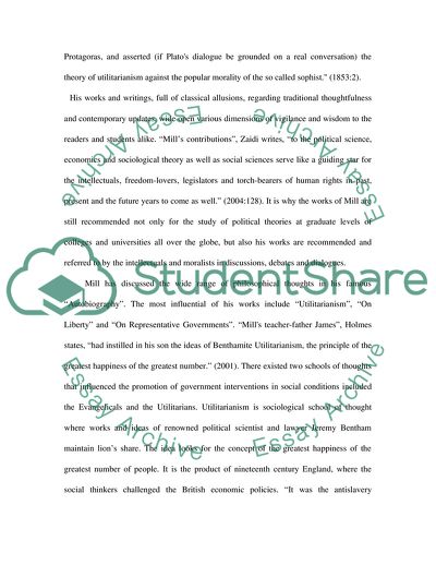 John Stuart Mill and His Practical Works