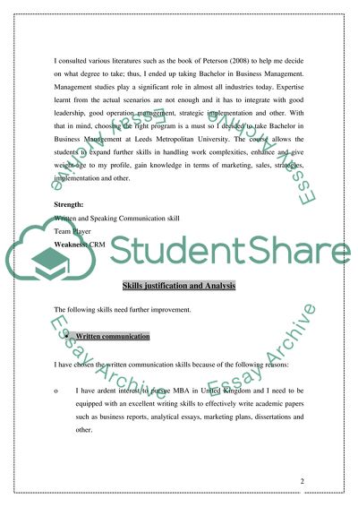 The Importance of Skills of M.B.A. Students