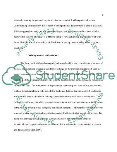 Reclaiming nature: How We Can Come Closer to Nature with Organic Architecture