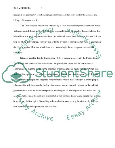 Islamophobia as the Fear of the Islamic Religion