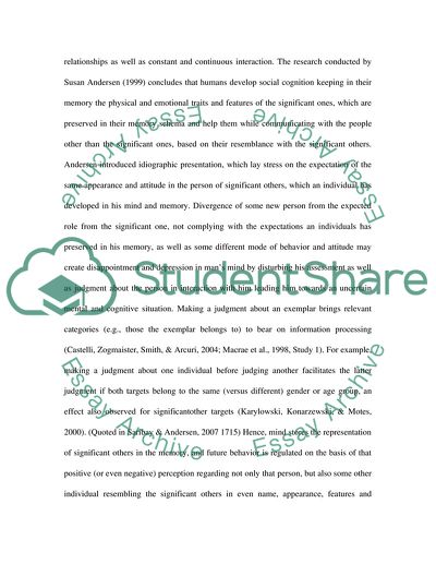 Social Cognition and Depression