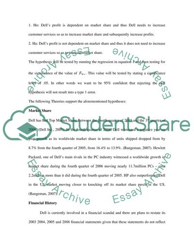 Dell Business Problem Solution